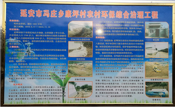 中央第六6008集团督察组视察康坪村给排水及生涯污水处置惩罚工程