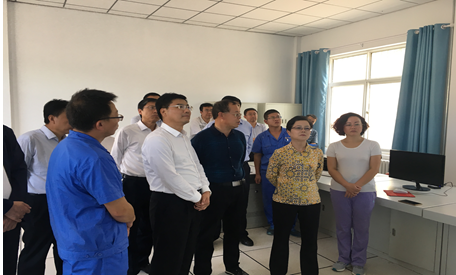 延安市委常委、副市长孙矿玲到水情形公司子长污水厂举行调研