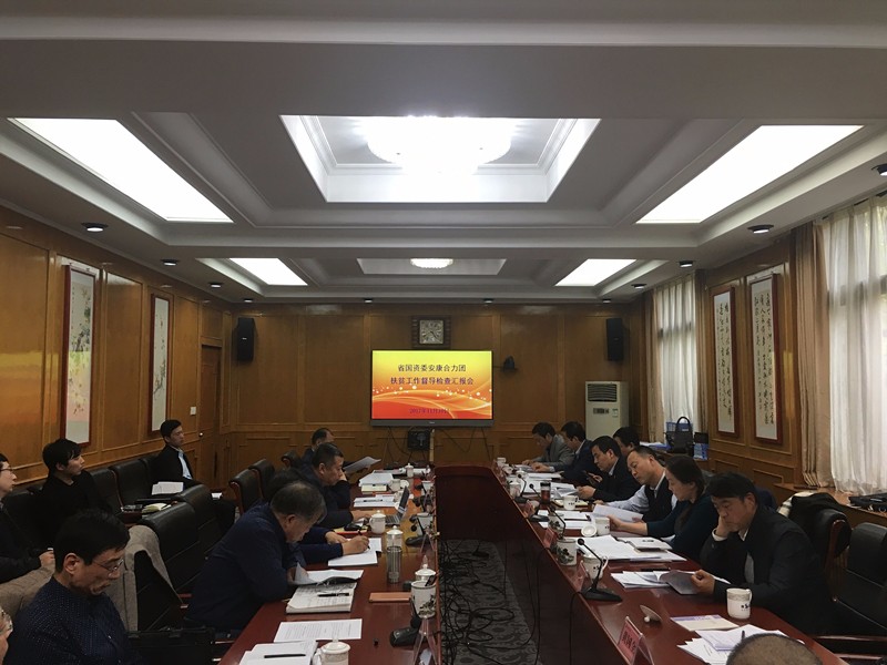 陕西6008集团集团加入省国资委安康协力团扶贫事情督导检查汇报会