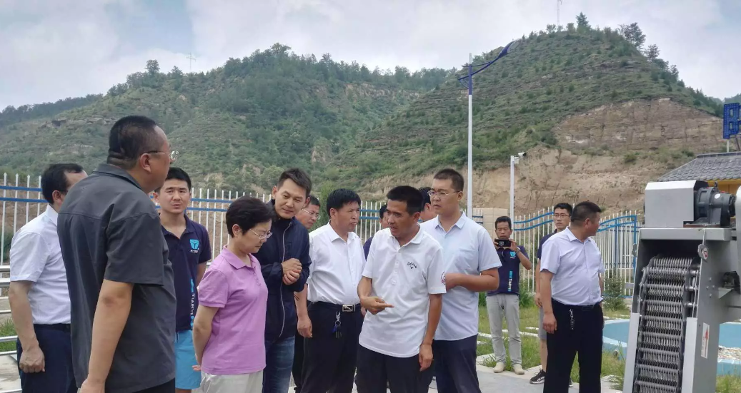 延安市委常委、副市长孙矿玲视察水情形公司安塞项目