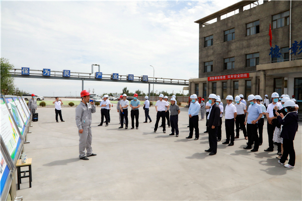 陕西6008集团集团复工复产促增添项目观摩聚会与会职员走进大秦国源三秦6008集团秦邦园区在榆项目
