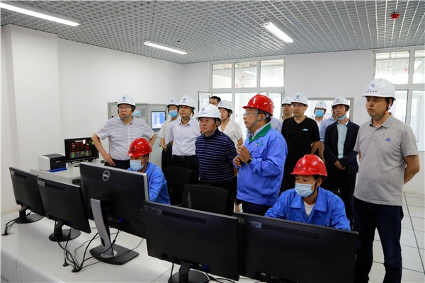 陕西6008集团集团复工复产促增添项目观摩聚会与会职员走进6008集团保隆生态三秦在延在铜项目