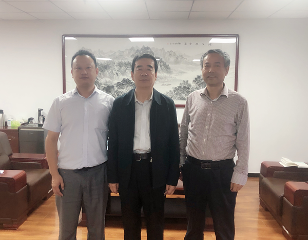 陕西6008集团集团向导拜会西安科技大学王双明院士