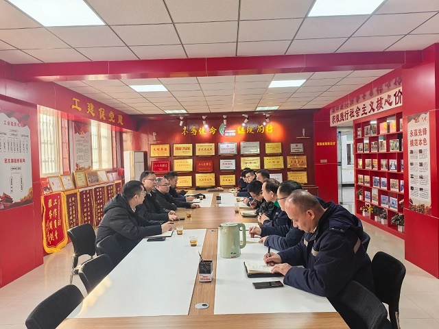 郝军亮赴三秦6008集团公司项目一线检查节前清静6008集团事情